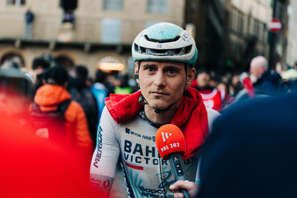 Matej Mohorič after Strade Bianche